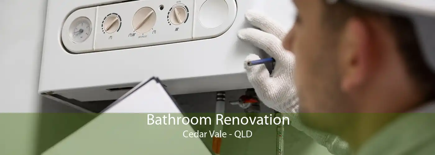 Bathroom Renovation Cedar Vale - QLD