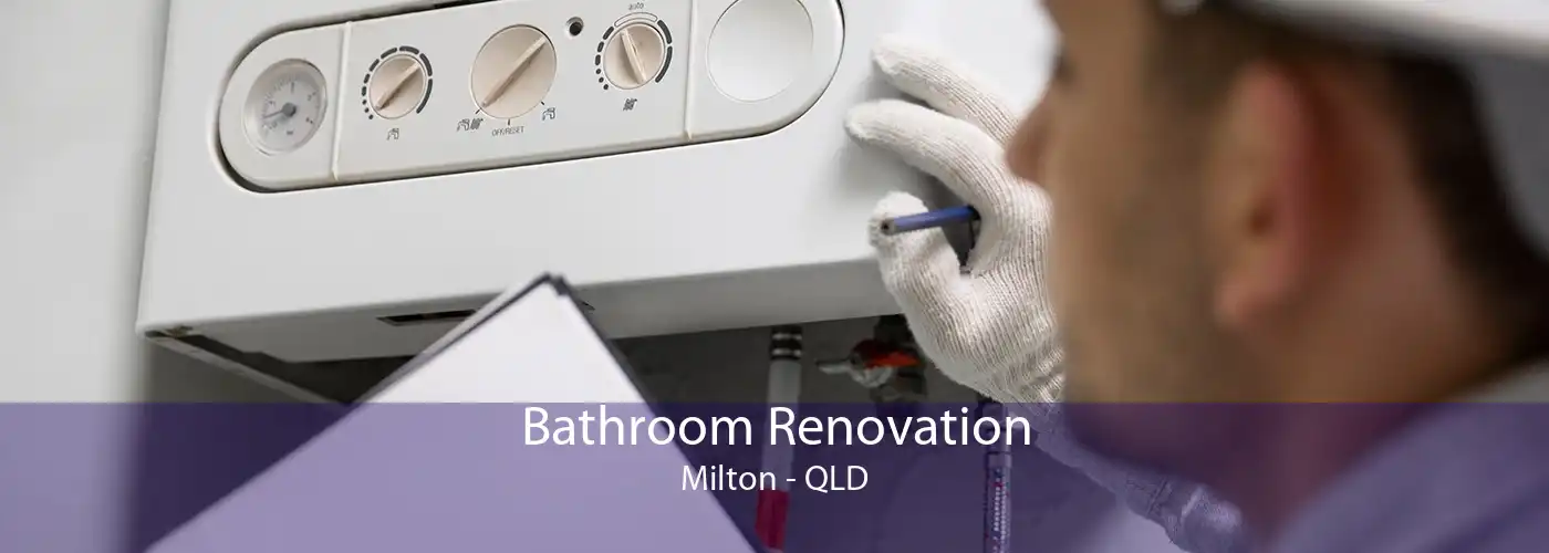 Bathroom Renovation Milton - QLD