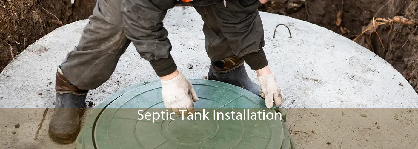 Septic Tank Installation 